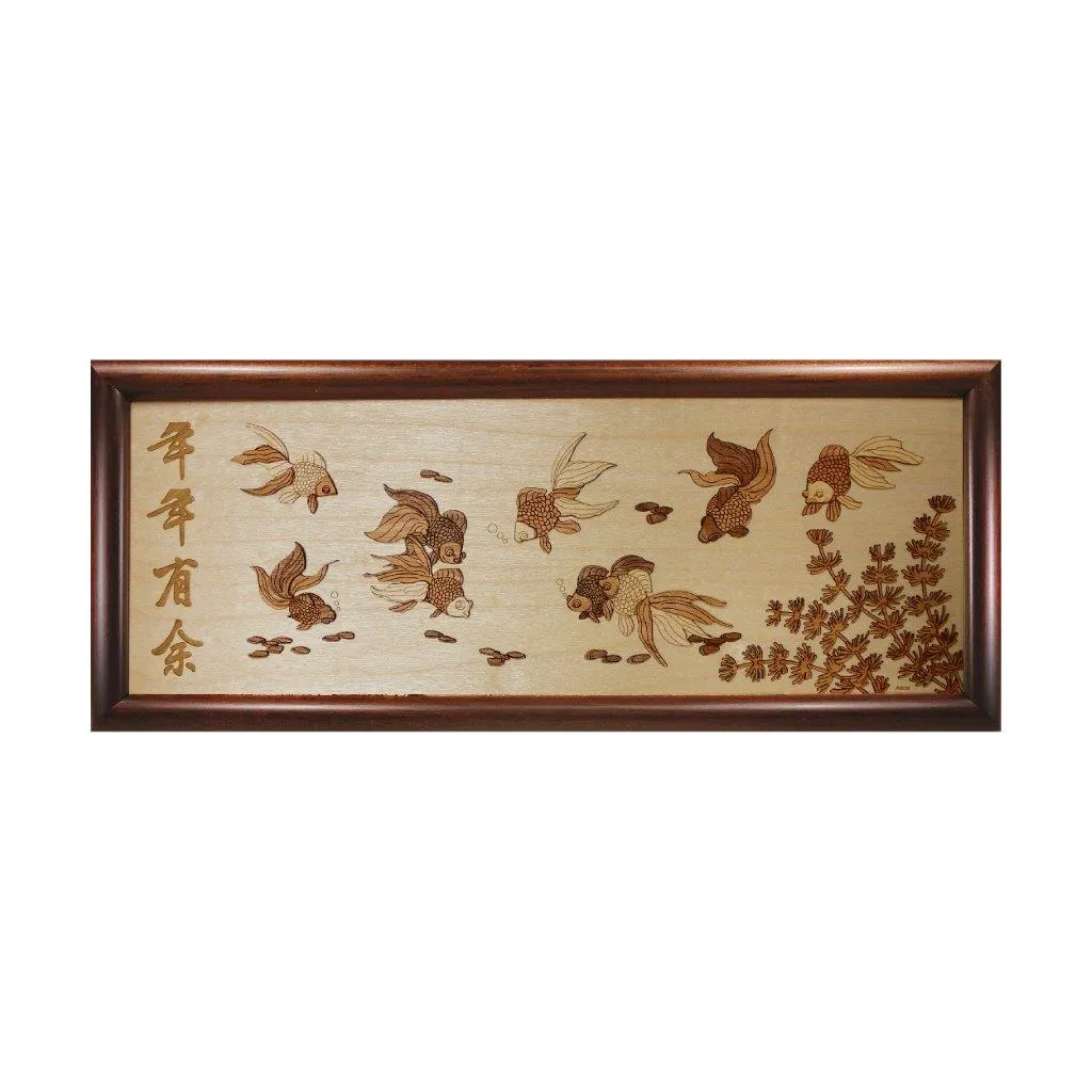 2-D Art Pieces  - Prosperity Goldfish