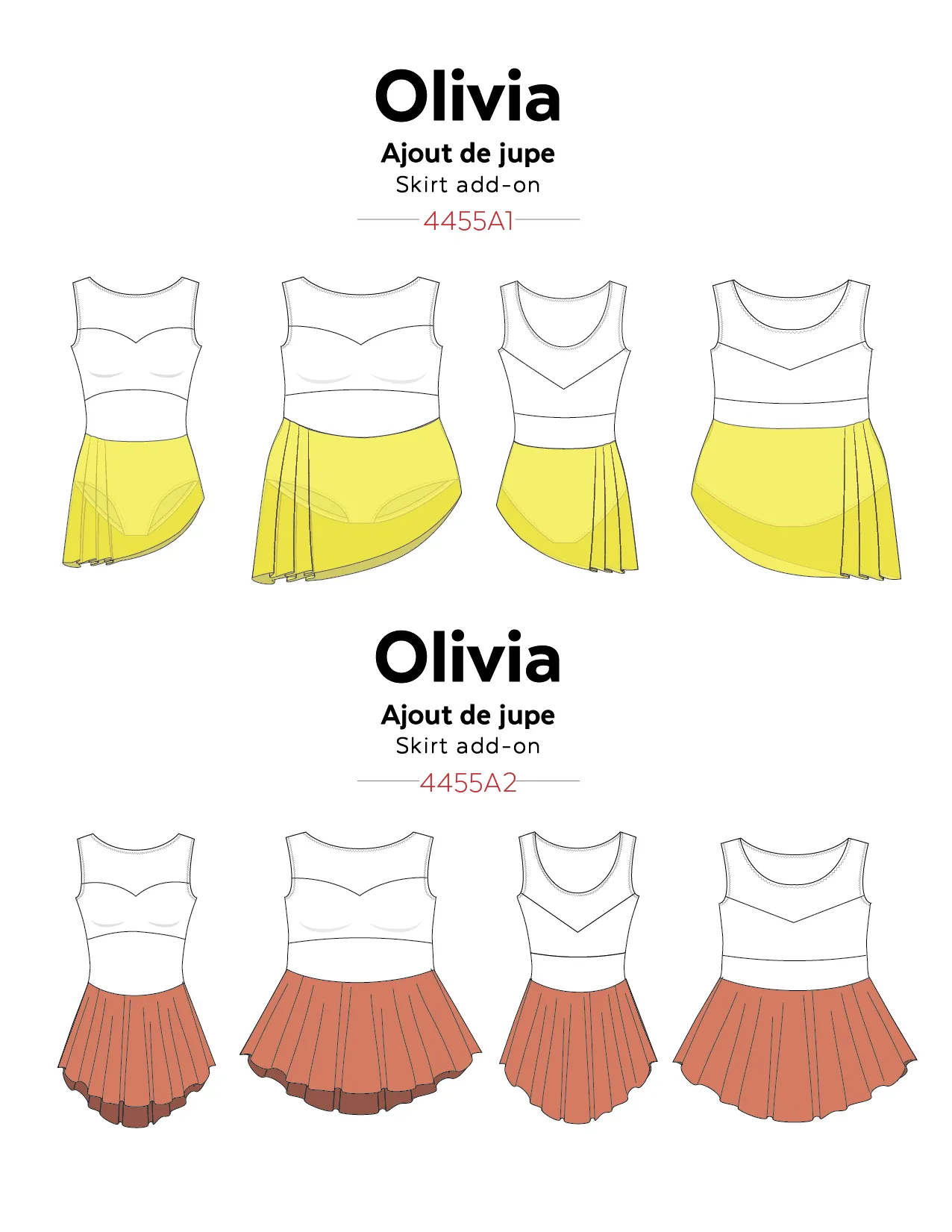 4455aS // Olivia skirt variations (add-ons)