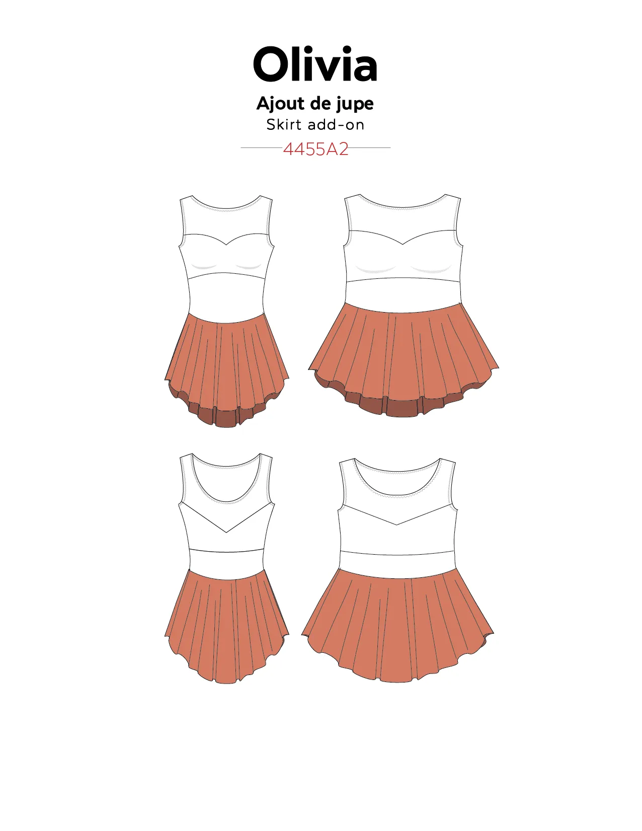 4455aS // Olivia skirt variations (add-ons)