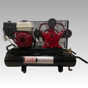 6.5 HP 8 Gallons Twin Single Stage Gas Portable Industrial Air Compressor