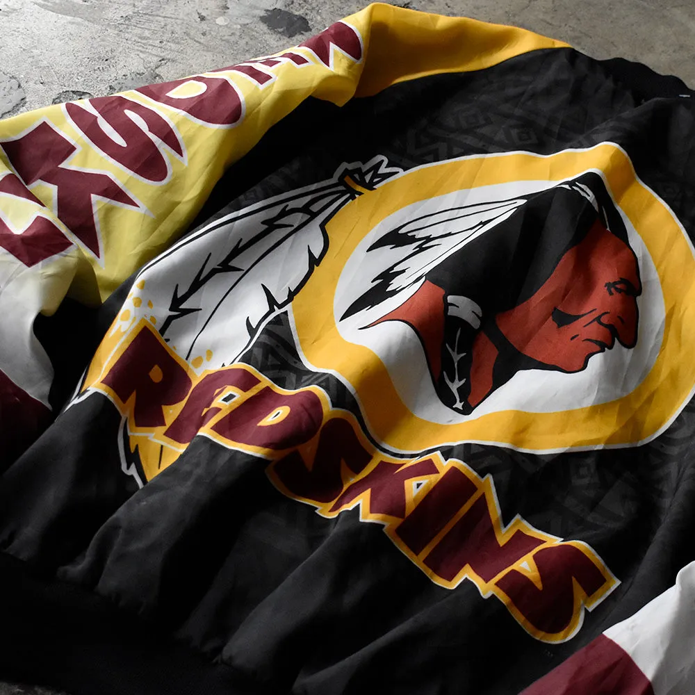 90's Chalk Line NFL “Washington Redskins” ナイロンアワードジャケット USA製 230929H