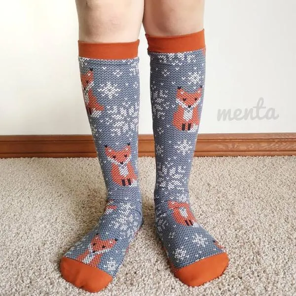 Abby's Trailblazing Socks {Mini Crew - Crew - Knee High - Overknee - Bobby   Optional heel/toebox}