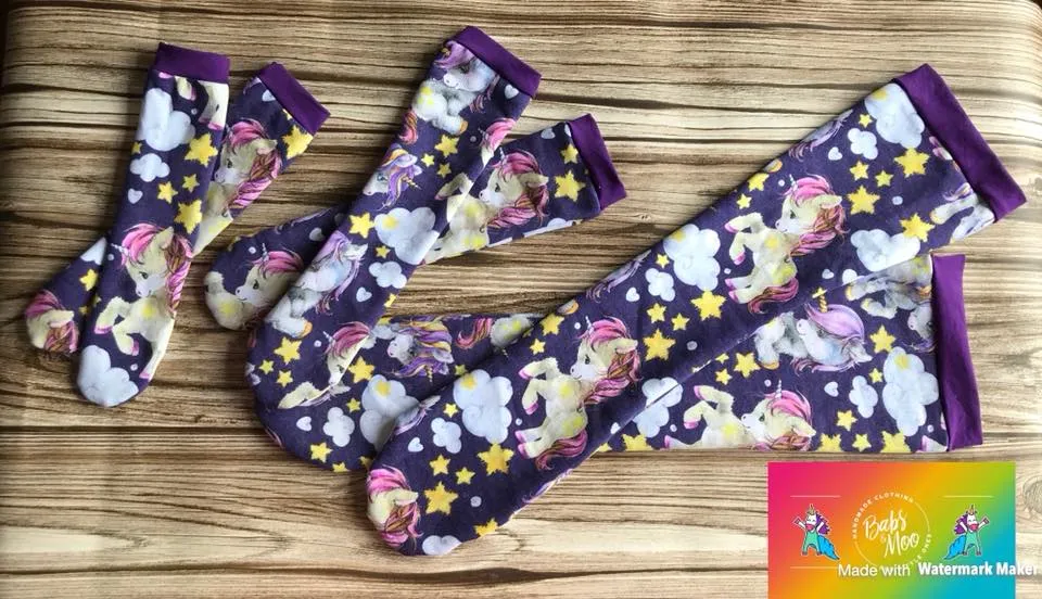 Abby's Trailblazing Socks {Mini Crew - Crew - Knee High - Overknee - Bobby   Optional heel/toebox}