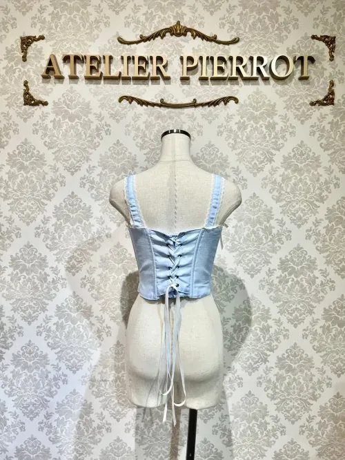 【ATELIER PIERROT】アトリエピエロ　Noble ビスチェ&スカートset 　サックス