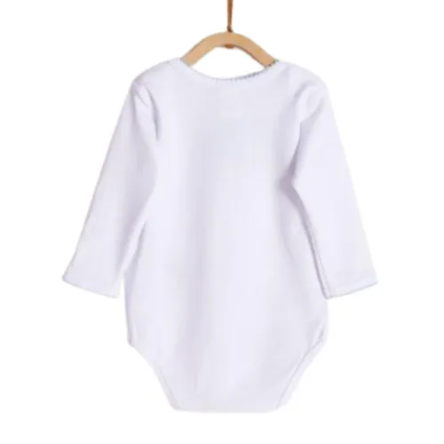 Babycottons In the Woods Bodysuit 2 Pack White Light Blue