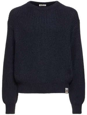 Bally   Alpaca &amp; silk crewneck sweater 