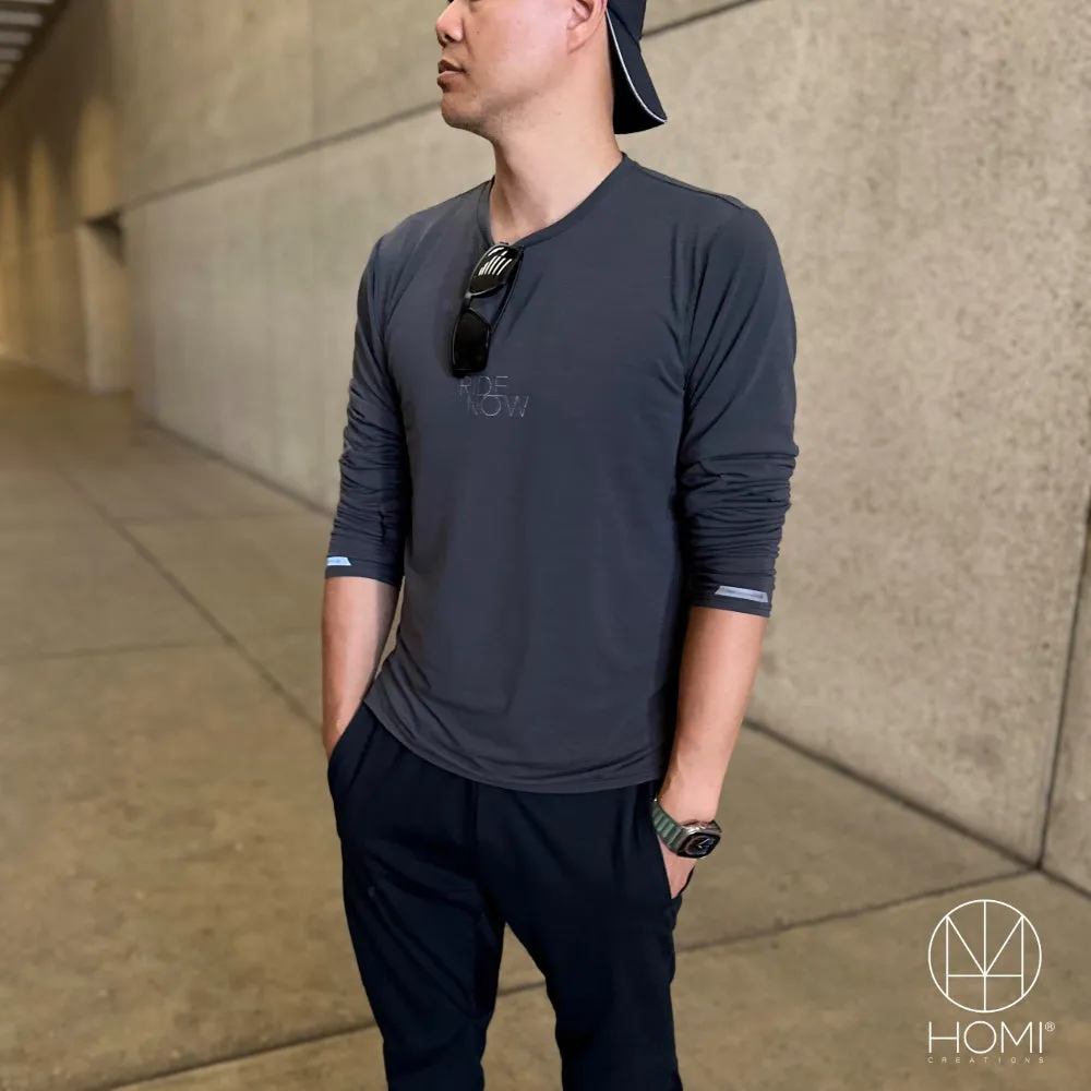 Base Tencel 天絲棉發熱衣 - 溫暖透氣兼具，機能蓄熱圓領長袖