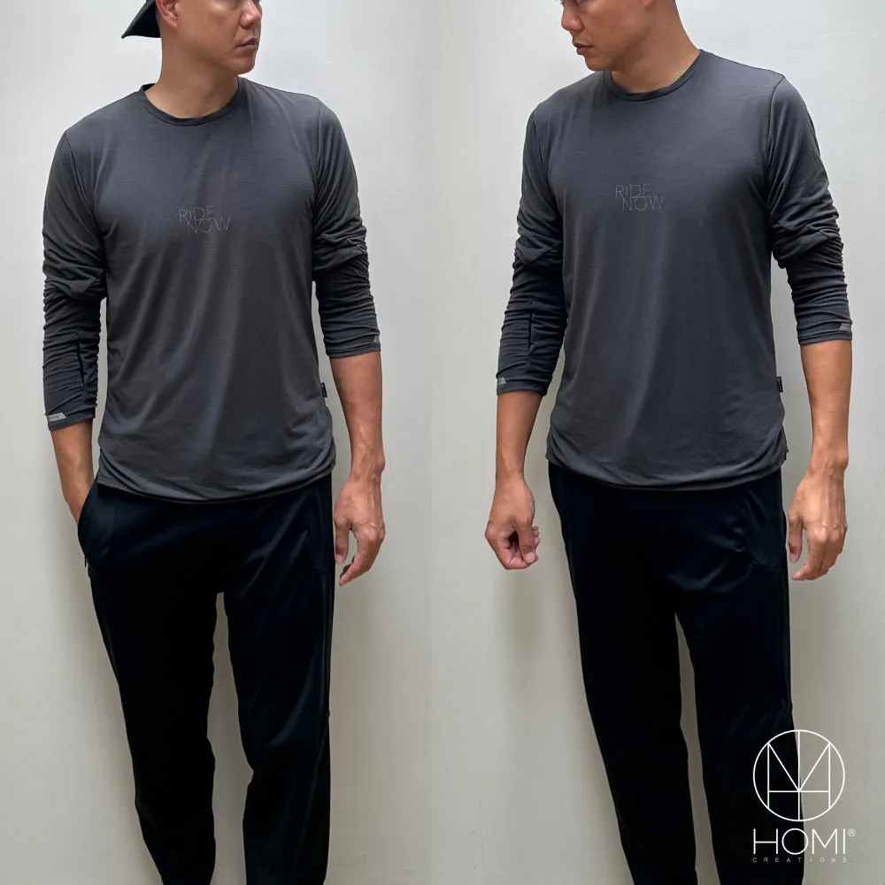 Base Tencel 天絲棉發熱衣 - 溫暖透氣兼具，機能蓄熱圓領長袖