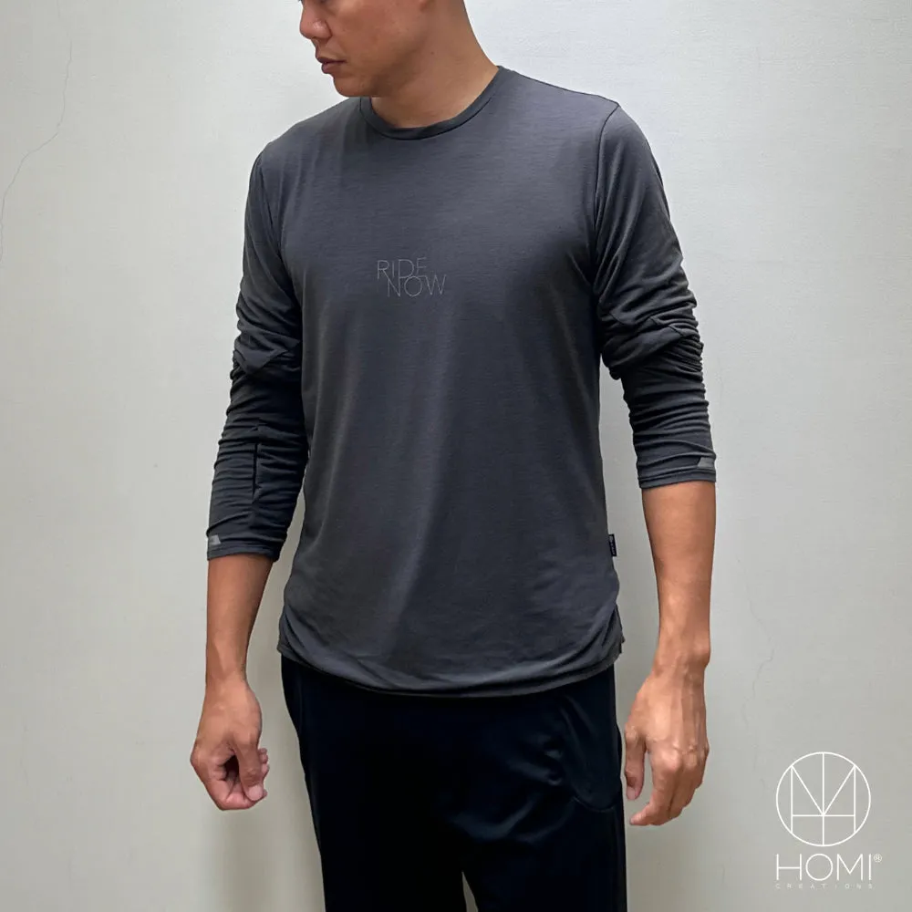 Base Tencel 天絲棉發熱衣 - 溫暖透氣兼具，機能蓄熱圓領長袖