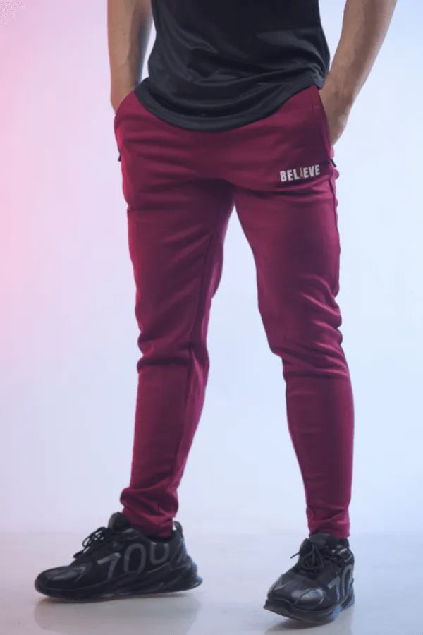 Basic Maroon Trouser