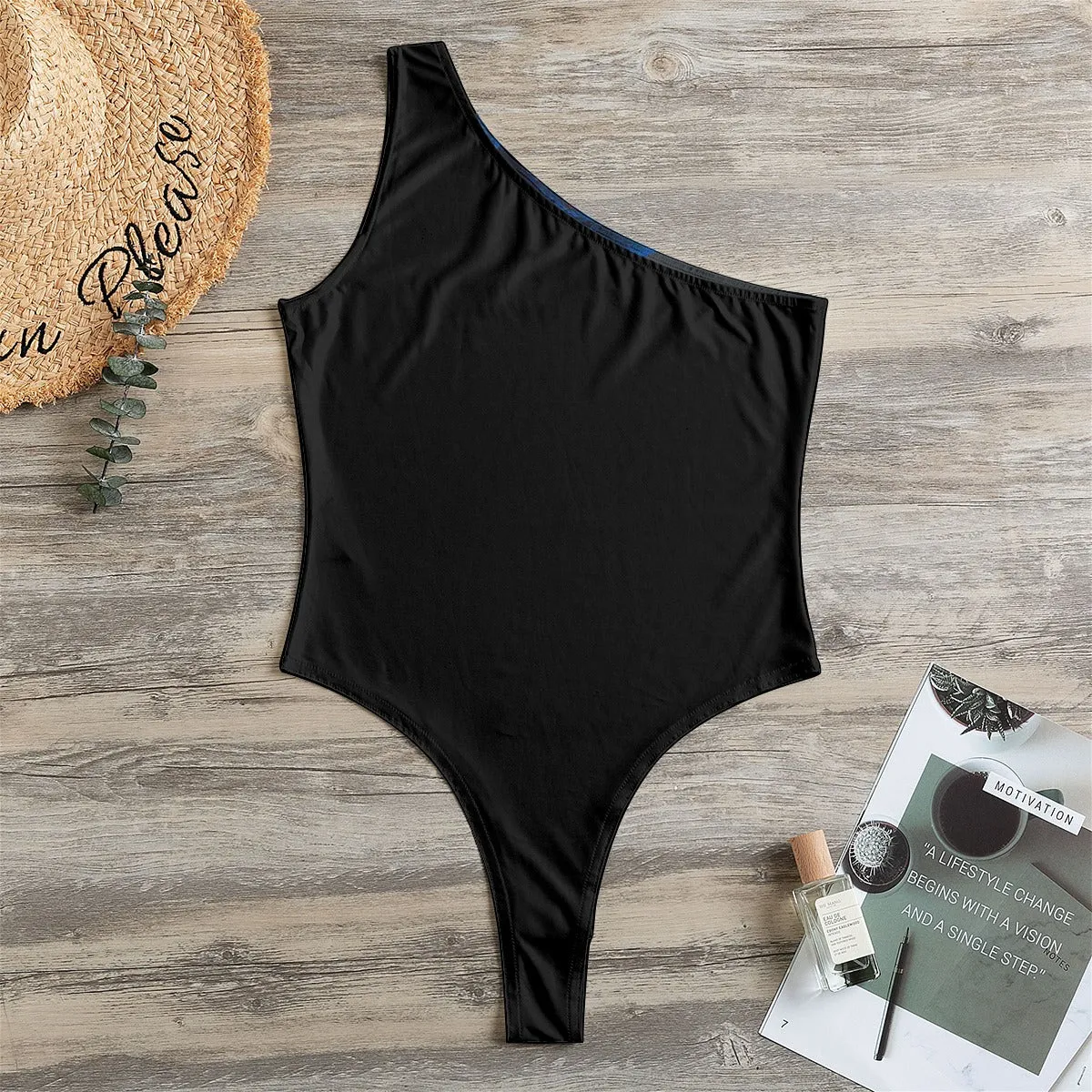 Black Girl Magic Women's One-Shoulder Bodysuit