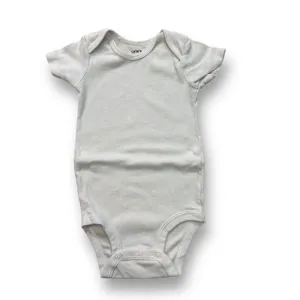 Boys Carter's Size 12 Months White Short Sleeve Snap Bottom Bodysuit