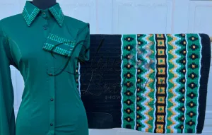 Brigie Green Western Day Shirt