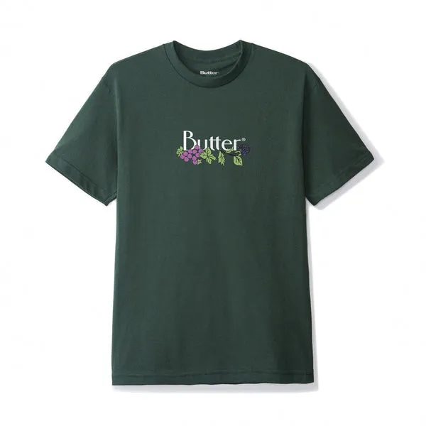 Butter Goods Vine Classic Logo T-Shirt - Forest