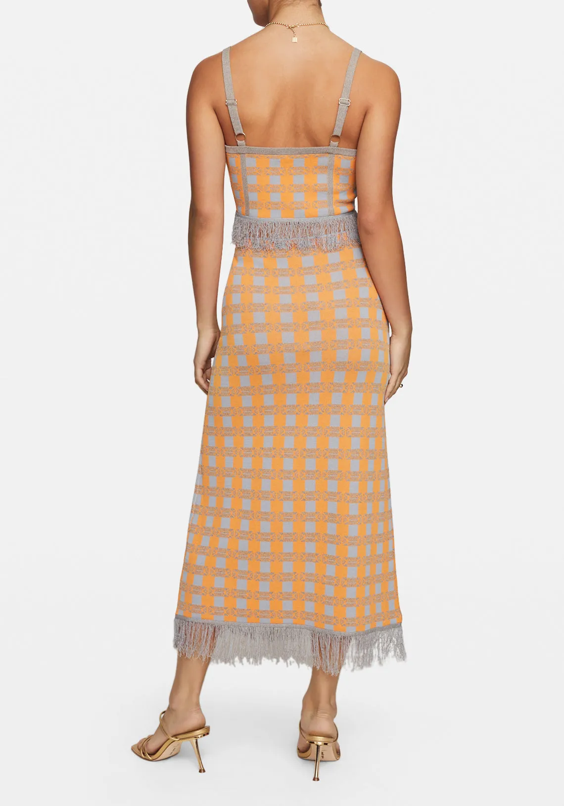Callis Skirt Grey Check