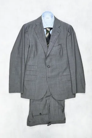 Cesare Attolini Grey Wool/Mohair Suit