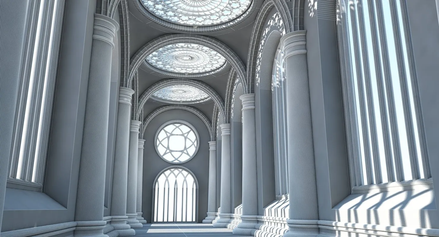 Classic Interior Corridor