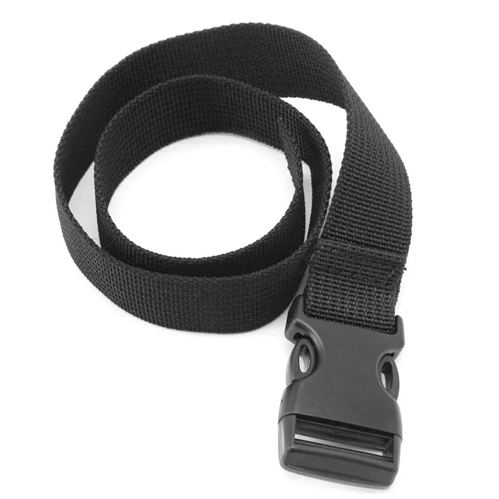 Color: Blue - 0.5-3M Black Durable Nylon Travel Tied Cargo Tie