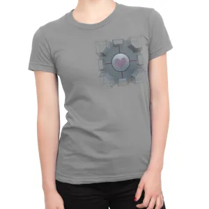 Companion Cube Baby Doll Tee