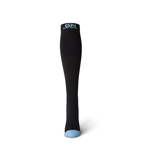 Compression Socks for Women & Men - Black & Blue Pair