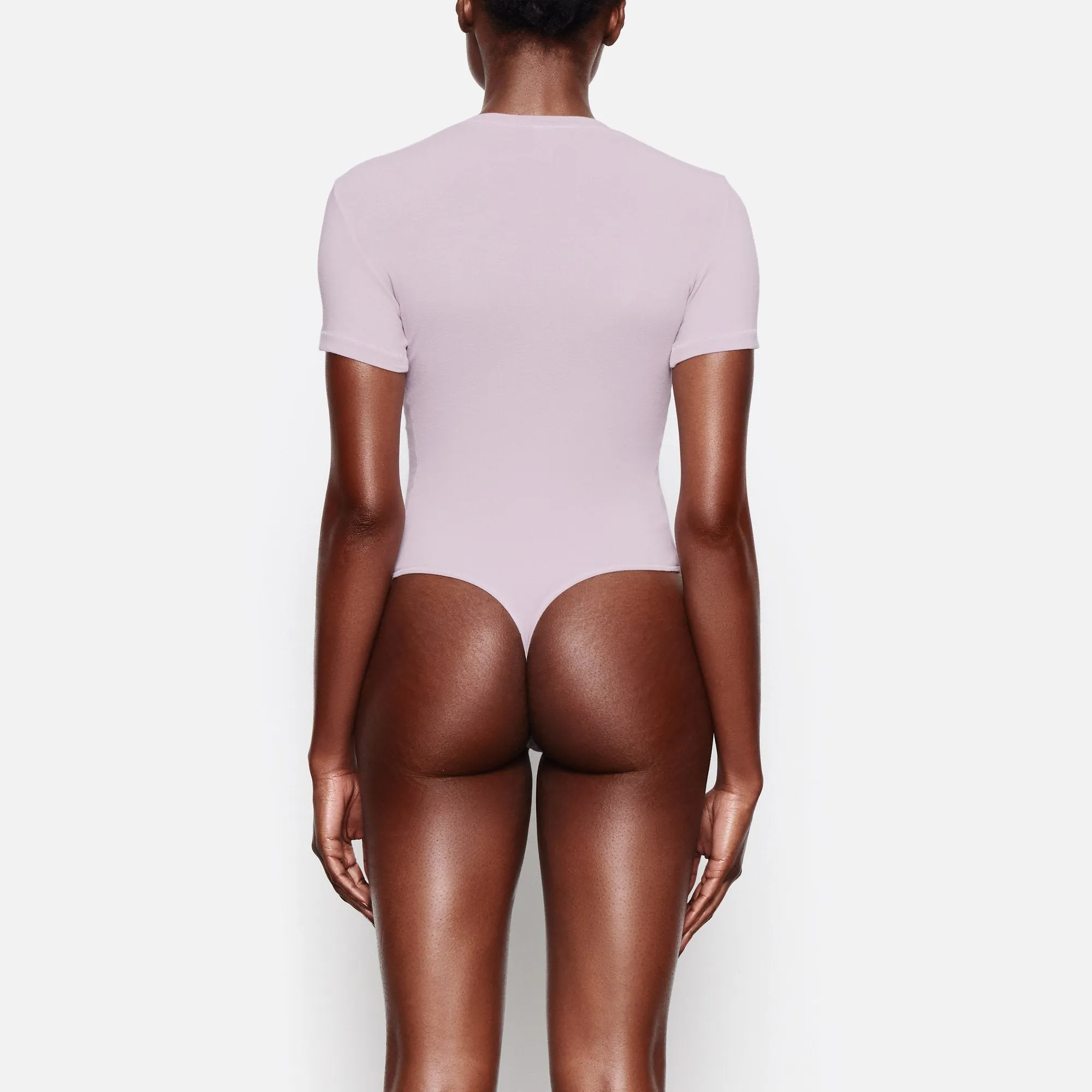 COTTON JERSEY T-SHIRT BODYSUIT | IRIS MICA