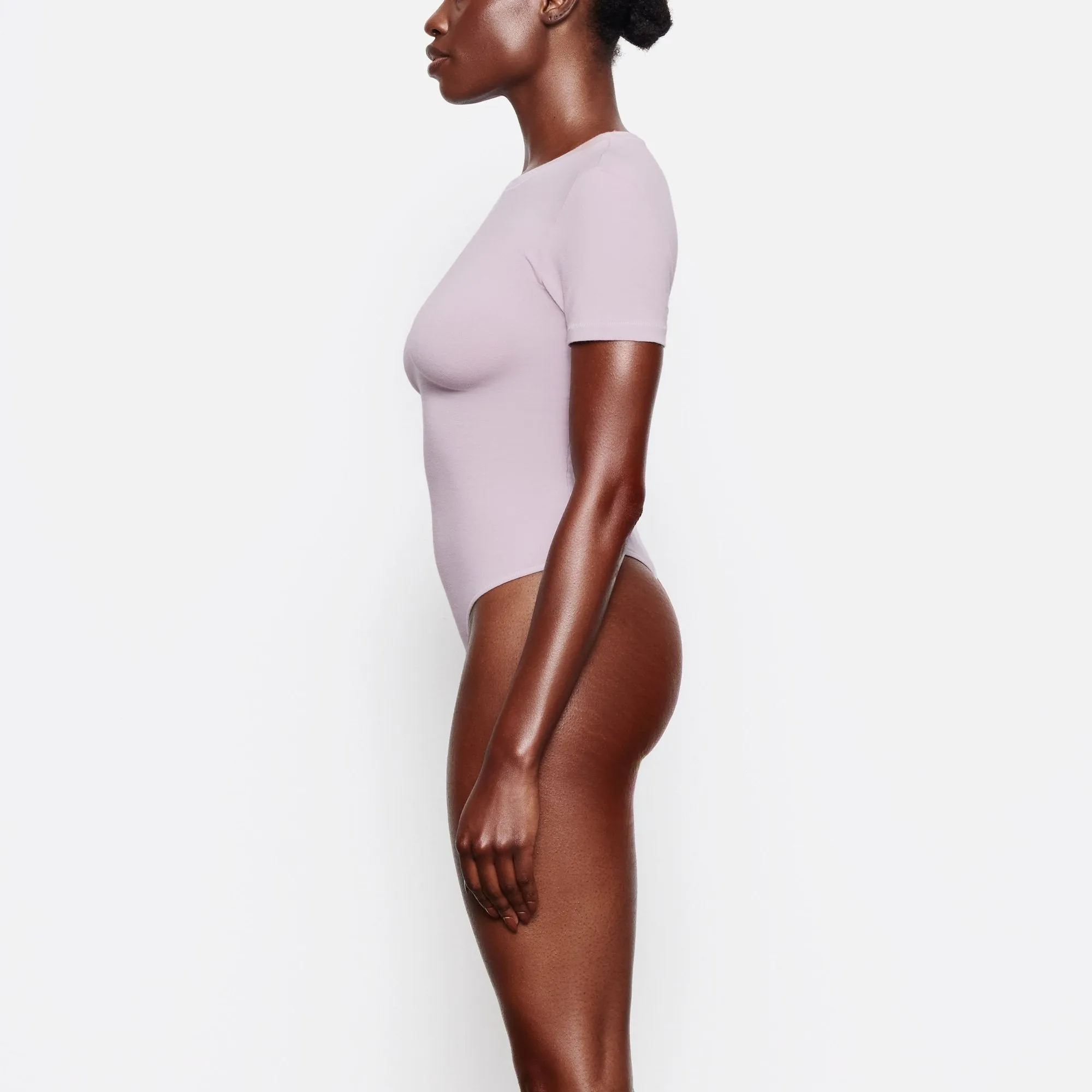 COTTON JERSEY T-SHIRT BODYSUIT | IRIS MICA