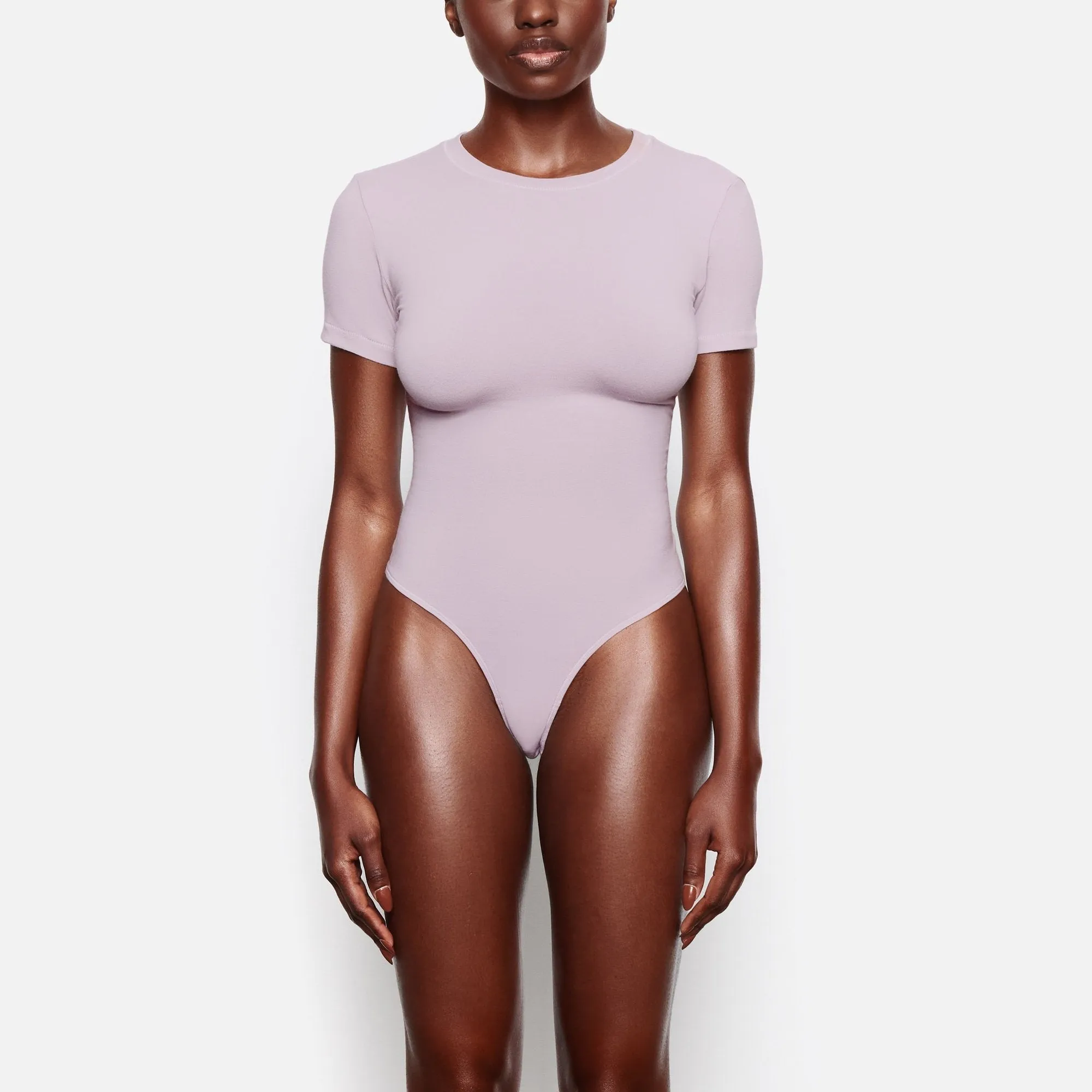 COTTON JERSEY T-SHIRT BODYSUIT | IRIS MICA