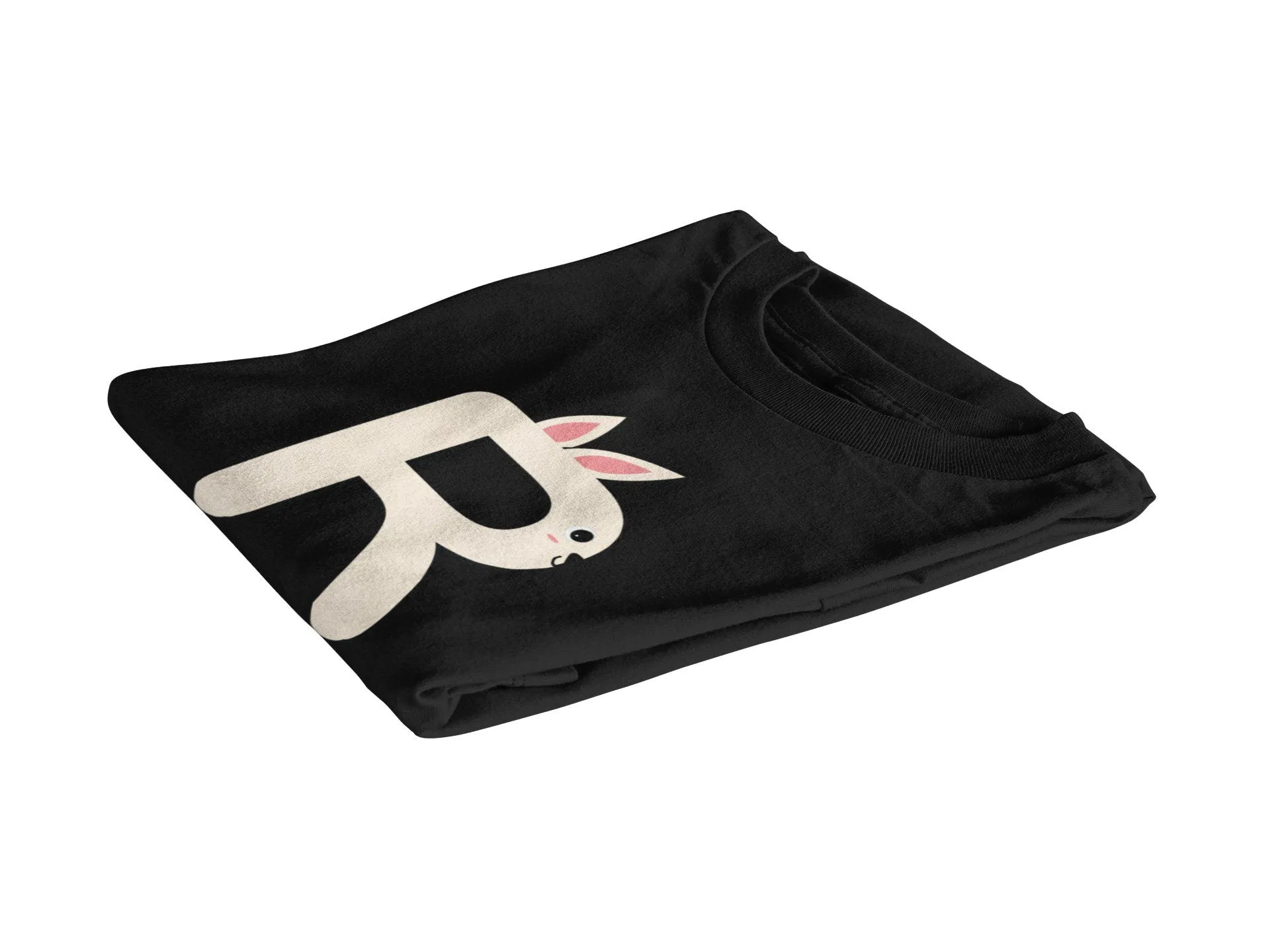 Custom Kids Tshirt Gift For Toddler Girls with Letter R on T-Shirt