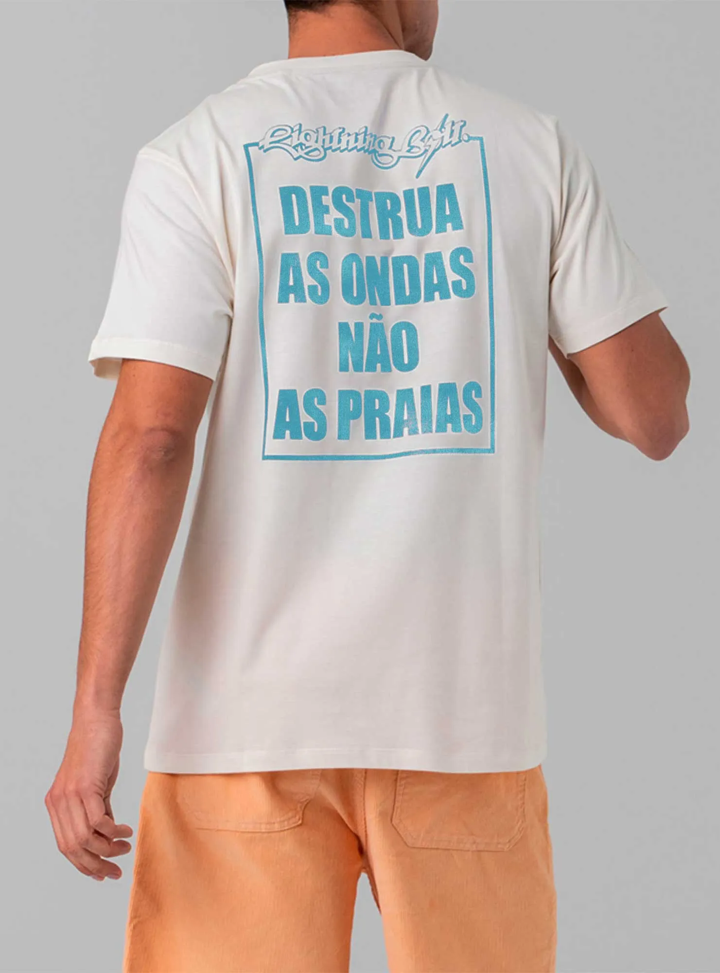 DESTRÓI AS ONDAS NÃO AS PRAIAS T-SHIRT
