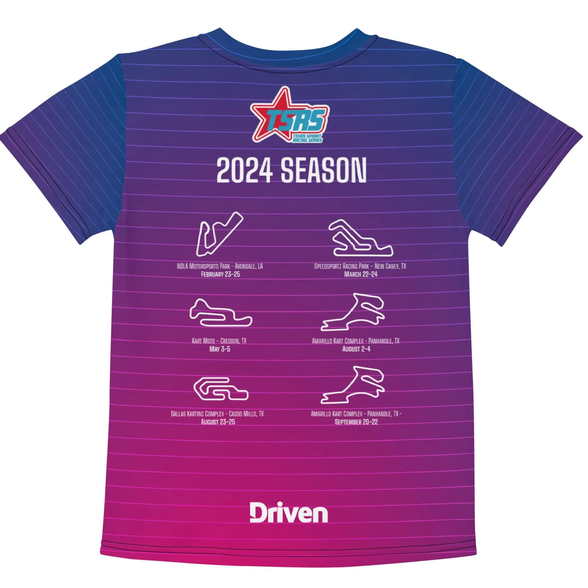 DRIVEN | TSRS '24 | T-shirt - Child - Pink/Blue