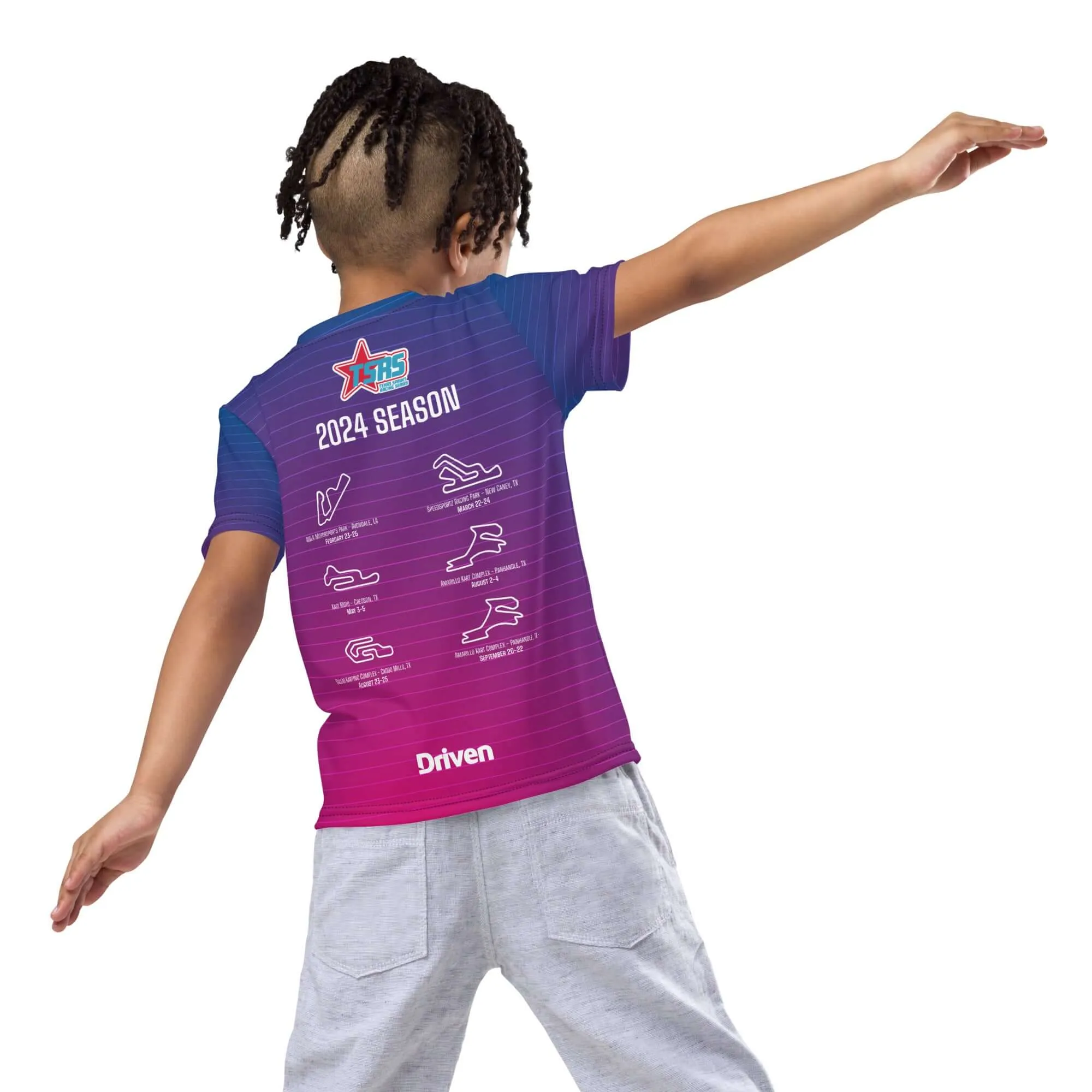 DRIVEN | TSRS '24 | T-shirt - Child - Pink/Blue