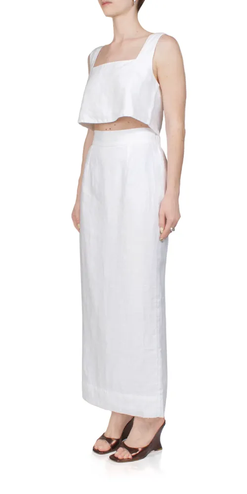 Emma Pencil Skirt Ivory