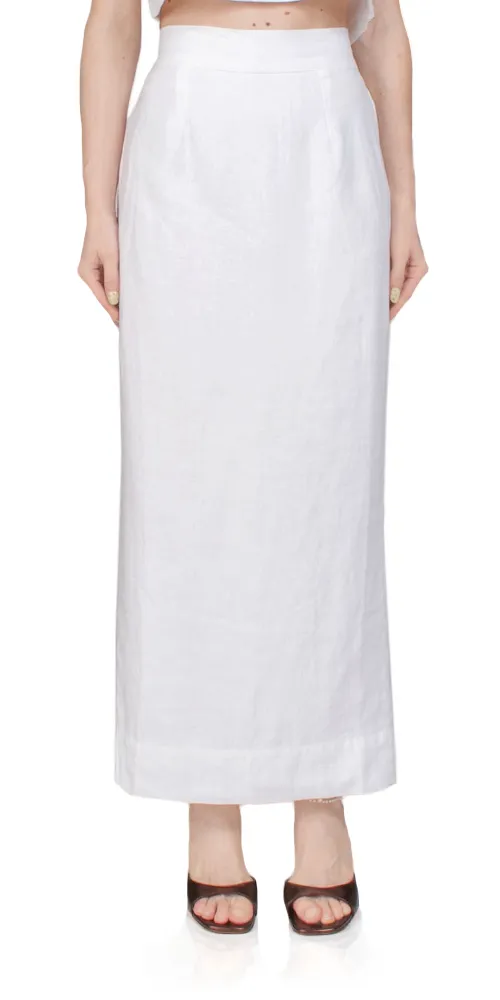 Emma Pencil Skirt Ivory