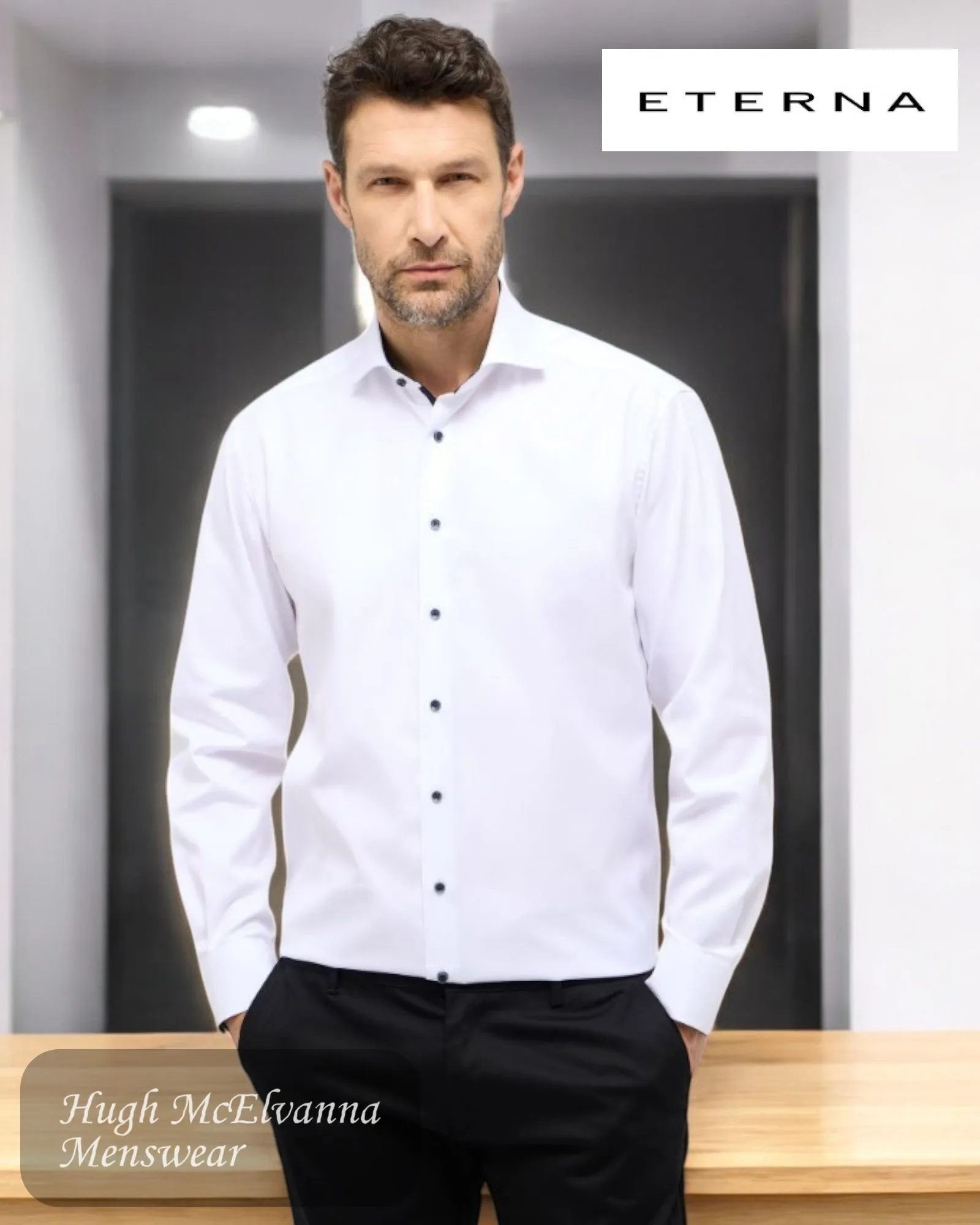 ETERNA COMFORT Fit Oxford Shirt - 8100 00 E137