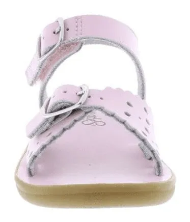 Footmates Girls Sustainable Sandals - Eco-Ariel Microfibre - Rose Pink