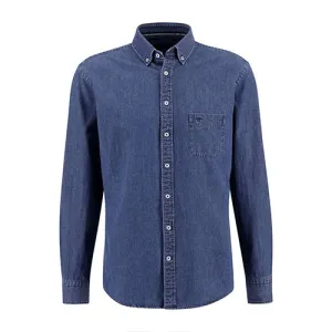 Fynch Hatton blue denim shirt