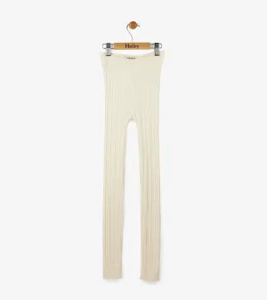 Girl Cream Cable Knit Tights | Hatley