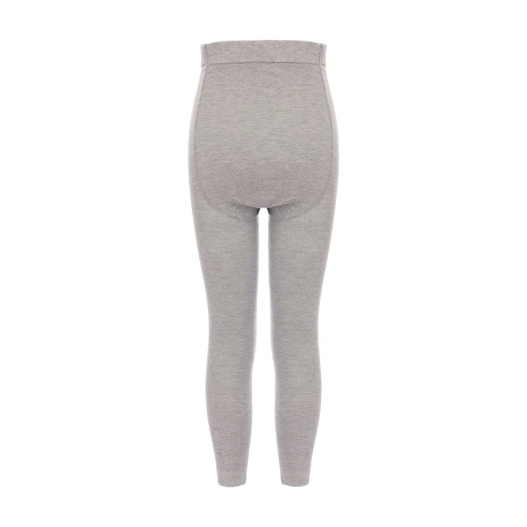 Gray Bamboo Cotton Tights