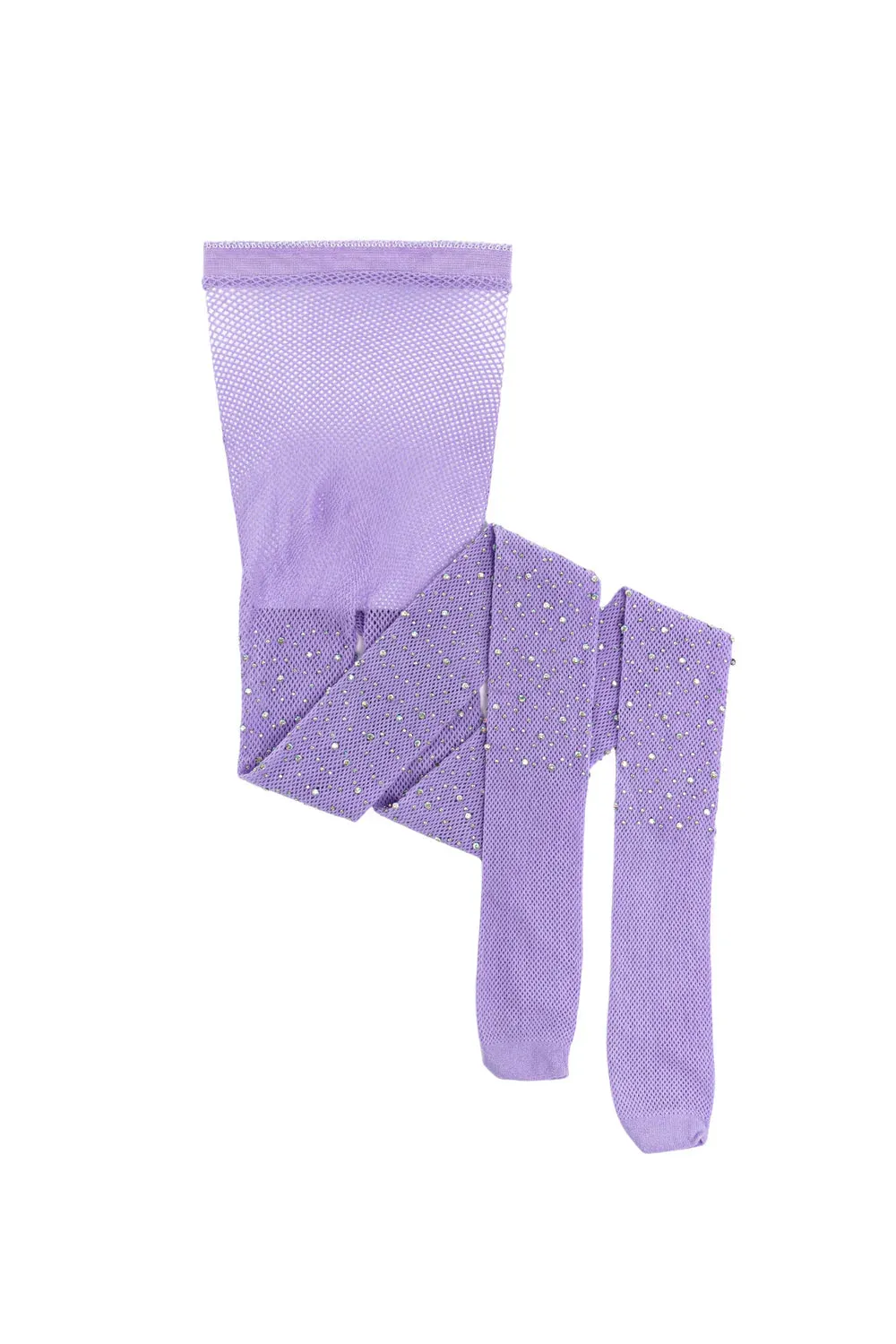 Great Pretenders Rhinestone Tights - Lilac