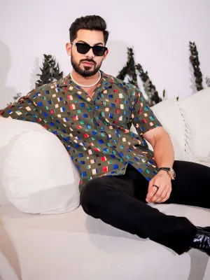 Green Imported Half Sleeve Premium Shirt for Men's