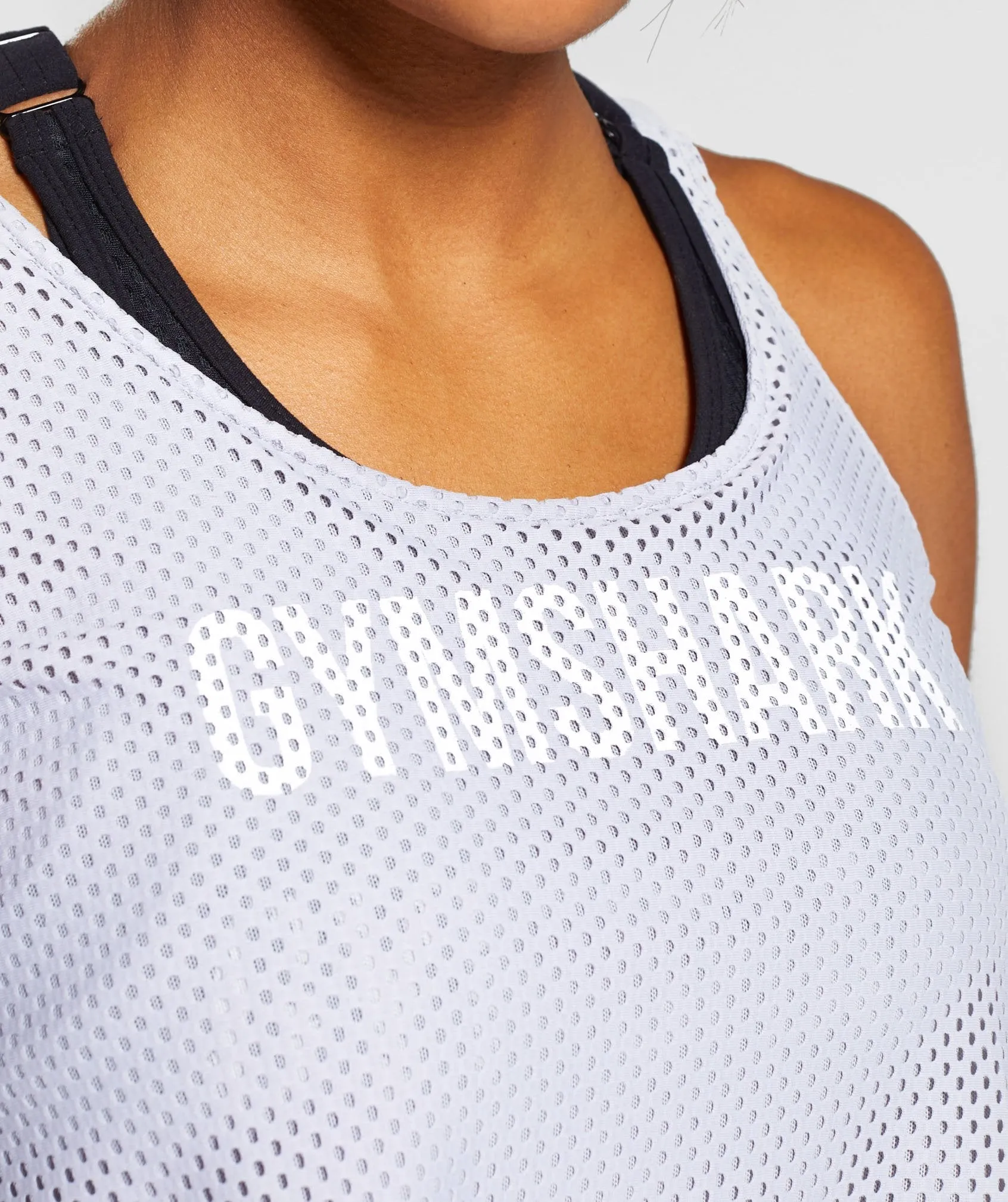 Gymshark Movement Mesh Crop Top - Lilac