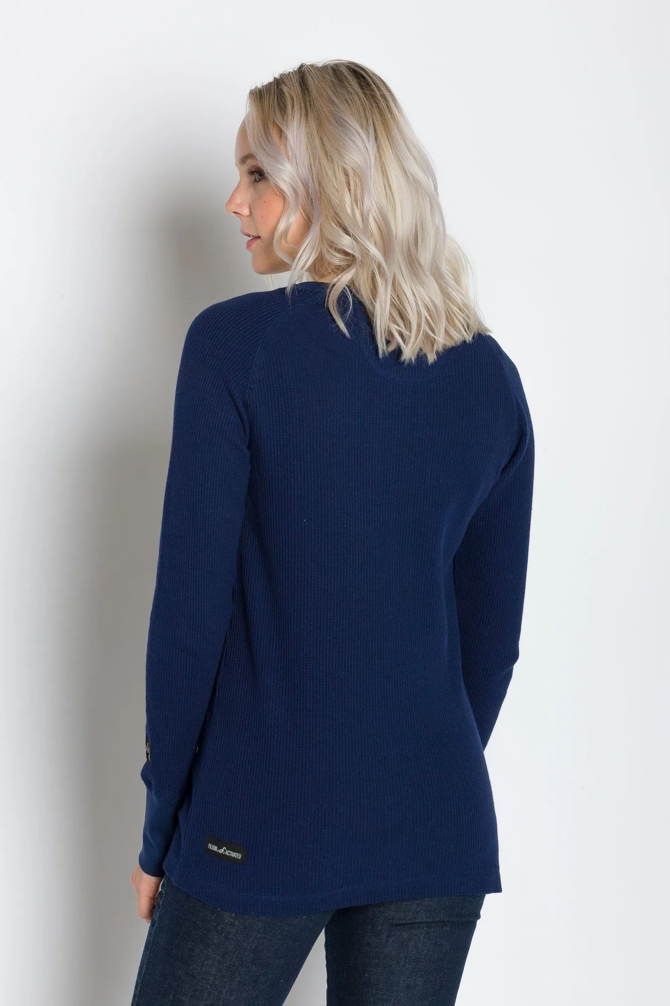 Hazel | Women's Raglan Thermal Crew Neck Shirt