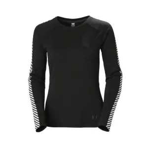 Helly Hansen W Lifa Active Stripe Crew Black