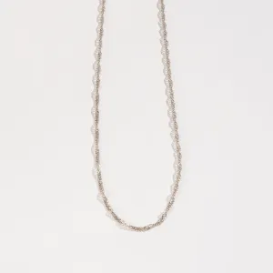 Howard's - Layer Me Twisted Chain Necklace - Silver, 20 Inch