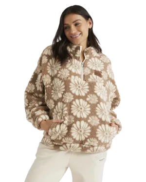Jive Talking Fleece Jacket in Portobella Tropical Tile