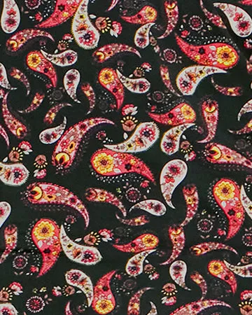 Juniper Status Print Top | Black / Red