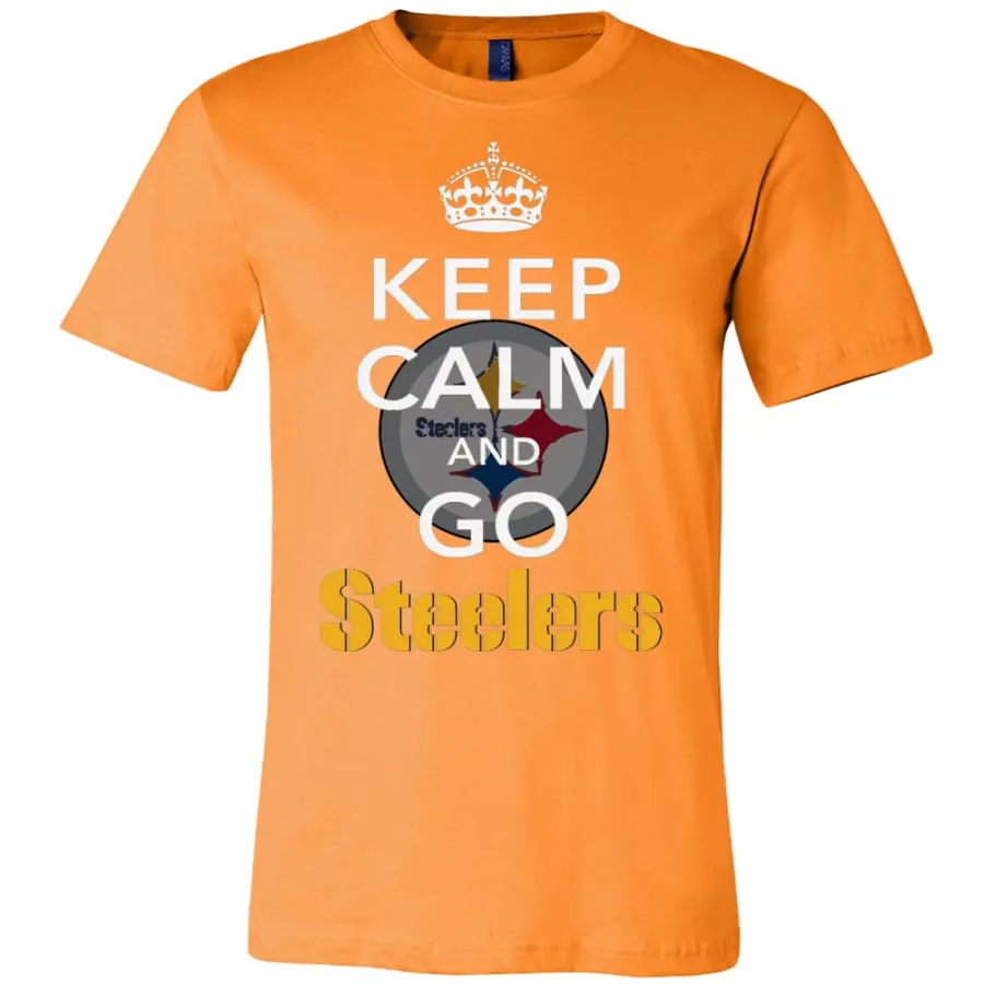 Keep Calm And Go Steelers Steelers Shirt Mens Womens|NFL Steelers T shirts (14 Colors)