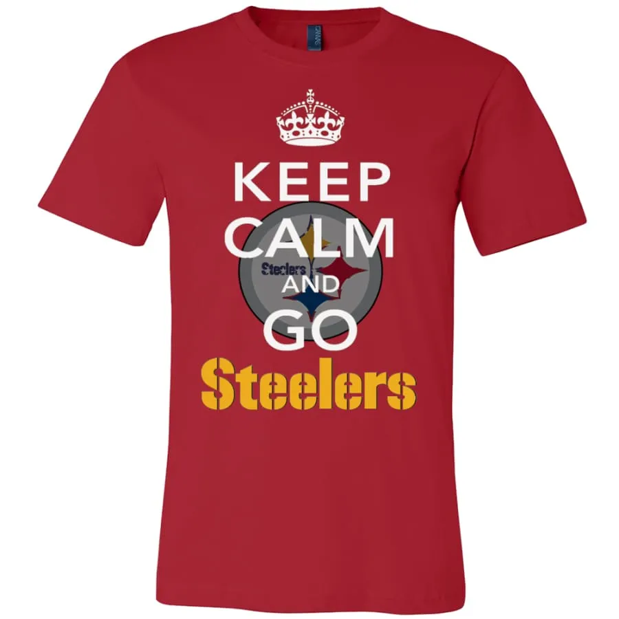 Keep Calm And Go Steelers Steelers Shirt Mens Womens|NFL Steelers T shirts (14 Colors)