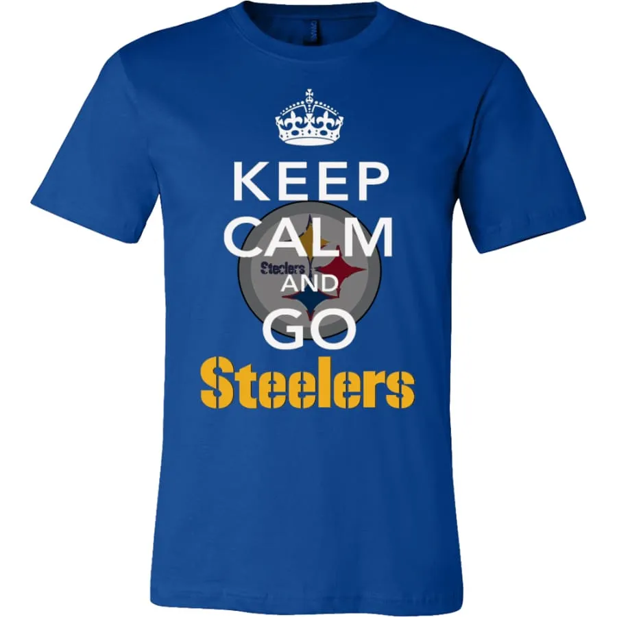 Keep Calm And Go Steelers Steelers Shirt Mens Womens|NFL Steelers T shirts (14 Colors)