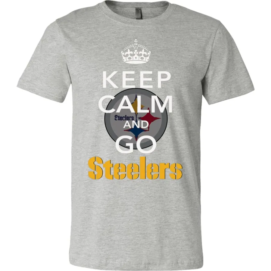 Keep Calm And Go Steelers Steelers Shirt Mens Womens|NFL Steelers T shirts (14 Colors)